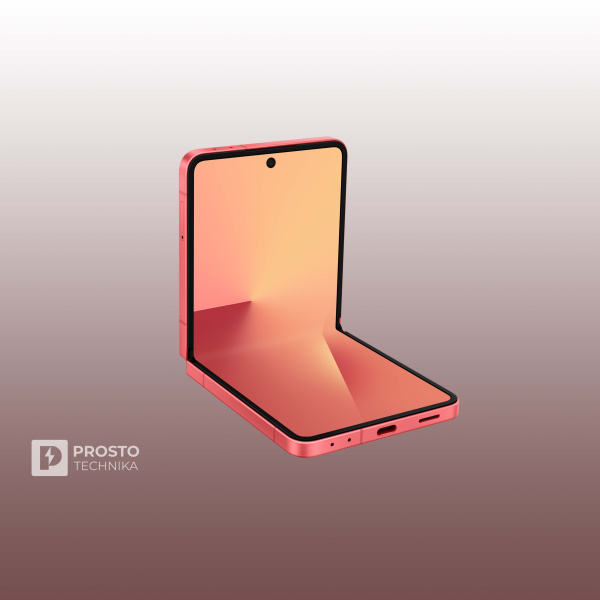 Смартфон Samsung Galaxy Z Flip 7 12 ГБ, 256 ГБ Coralred
